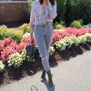 Topshop Gray jeans